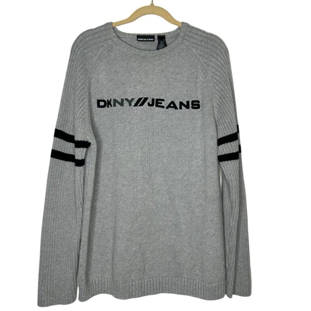 DKNY JEANS Men’s Logo Embroidered‎ Sweater Size XXL